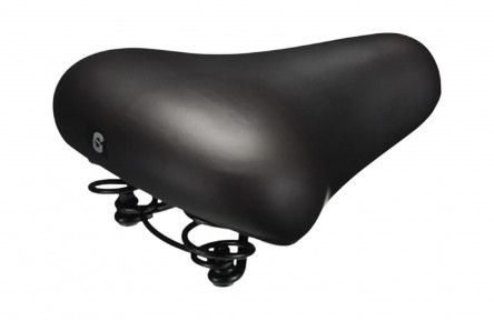 SELLE COMFORT CITY BASIC FOAM ZADEL ZWART UNISEX INCLUSIEF STROP