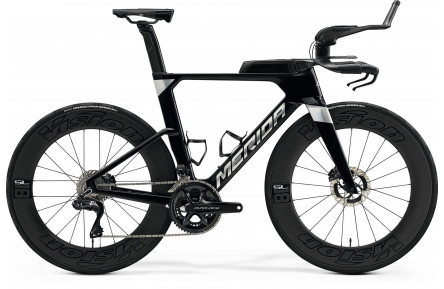 Merida TIME WARP TRI 10K METALLIC BLACK/TI-FLASH M