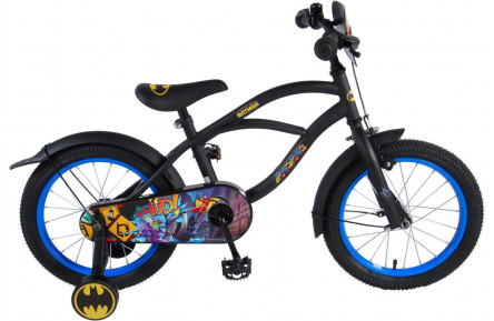 Batman Kinderfiets 16"/25 cm/Zwart/81634