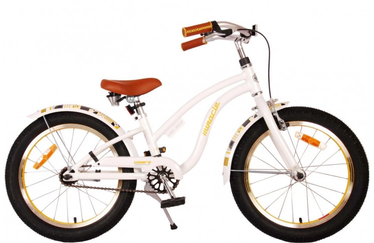 Volare Miracle Cruiser Kinderfiets 18"/24 cm/Wit/21888