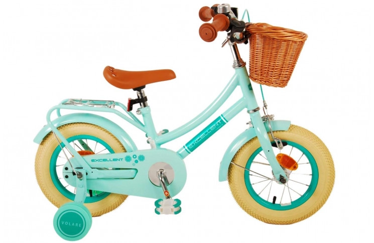 Volare Excellent Kinderfiets 12"/21 cm/Turkoois/21187