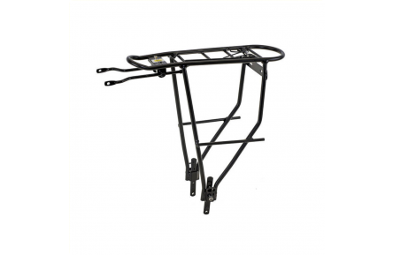 M-Wave Luggage carrier universal, black, aluminum. suitable for 24/26/28/29". Max load 25Kg. With universal mounting material
