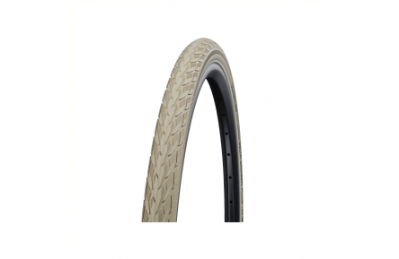 EB1602B Schwalbe Delta Cruiser Plus reflectie (Twin-skin), Creme met reflectie, 28x1½, ETRTO 40-635