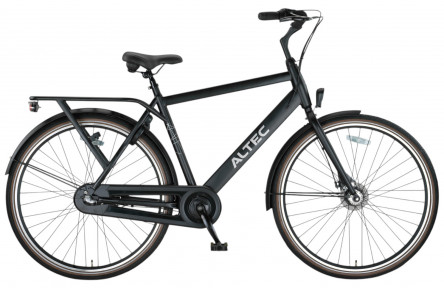 Altec Manta 28 inch Herenfiets N-3 Mat Zwart 55cm