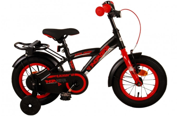 Volare Thombike Kinderfiets 12"/21.5 cm/Zwart-Rood/21172