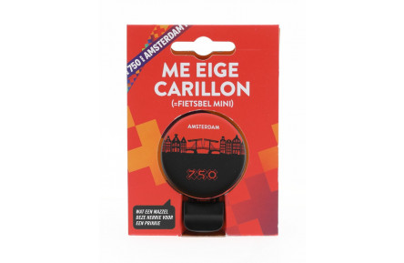 Bel ding-dong 60mm Me Eige Carillon met silhouet Mokum