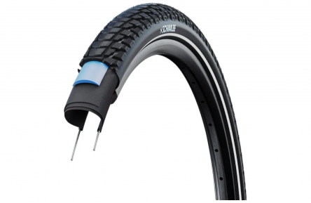 Buitenband 28" Schwalbe Marathon Plus Tour ADDIX Green SmartGuard 50-622 Zwart