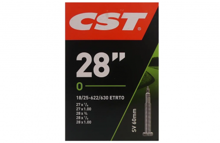 Tube CST SV60mm - 28 x 1.00" - 18/25-622/630 mm