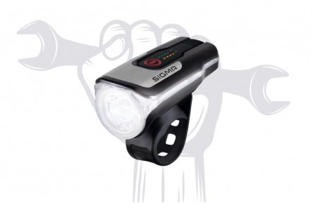 Montage van voorlamp voor dynamonaaf