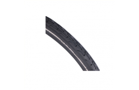 Deli tyre 24* 1 3/8 black with reflection