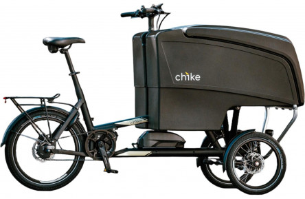 chike Elektrische cargofiets e-Cargo Pro №1 16"-20"/50cm/5/schwarz - sand matt/02301018
