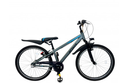 Boys bike Altec Attack 26" 33cm MTB N-3 Antraciet-Blue