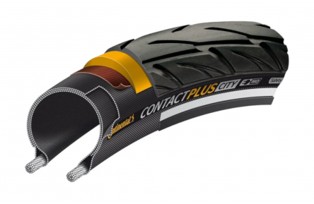 Buitenband 26" Continental Contact Plus City SafetyPlus Breaker 55-559 Zwart