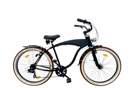 Man's bicycle Chopper m/al/black/26/chopper
