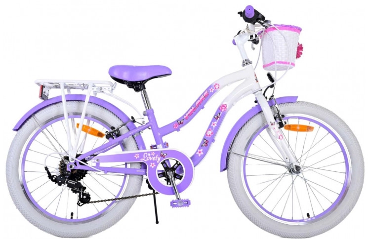 Volare Lovely Kinderfiets 20"/26.5 cm/Paars-Wit/22125