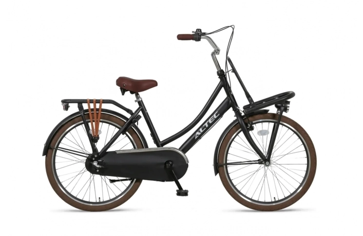 Transportfiets 24" Altec Dutch N-3, mat zwart