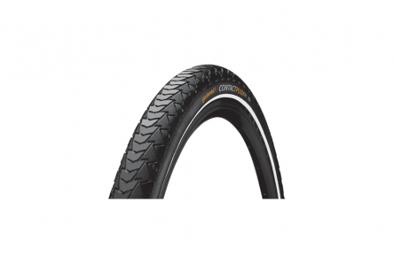 Continental Contact Plus City buitenband, Zwart met reflectie, 28x1.60, ETRTO 42-622 (50km/h E-Bike approved) level 7
