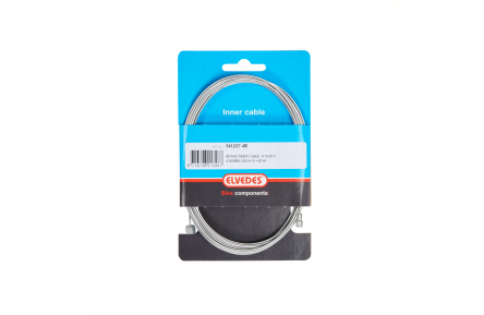 QD0603A Elvedes Binnenkabel Rem 4.00m diameter1,5mm met 2 nippel 7x6mm en 5.5x10