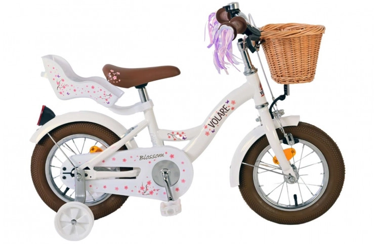 Volare Blossom Children's Bike 12"/21.5 cm/White/31244