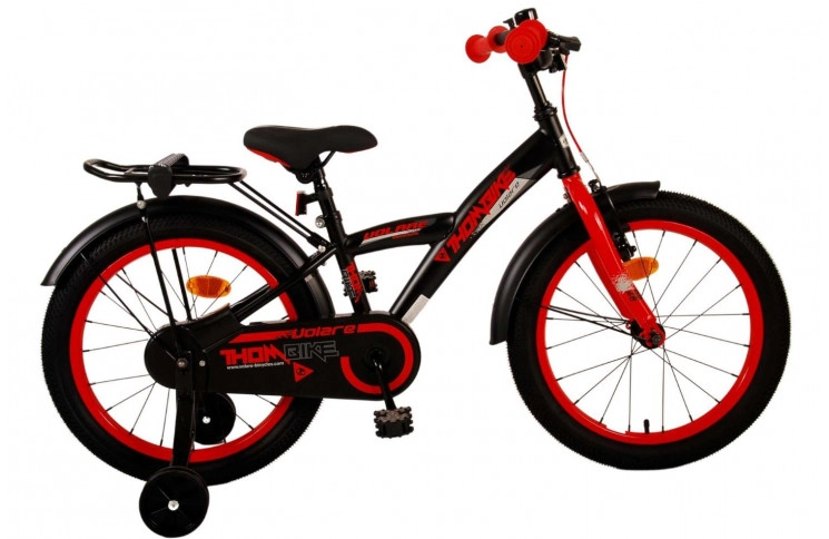 Volare Thombike Kids Bike 18"/24 cm/Black-Red/21792