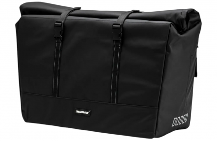 Recycled Longtail Bike Bag Urban Proof 60 Litres Black