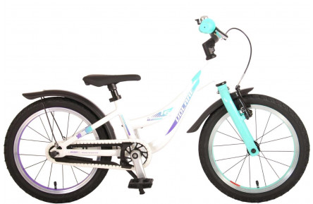 Volare Glamour Children's Bicycle 16"/23 cm/White-Turquoise/21676