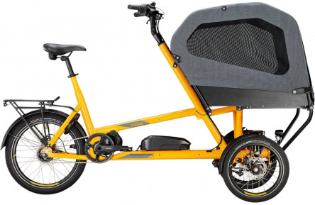 chike Elektrische cargofiets e-Dog SE №1 16"-20"/50cm/5/meloenengelb - grau/02301024