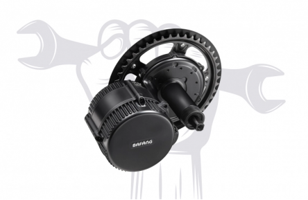 Revisie van mid-drive motor (trapas-motor)