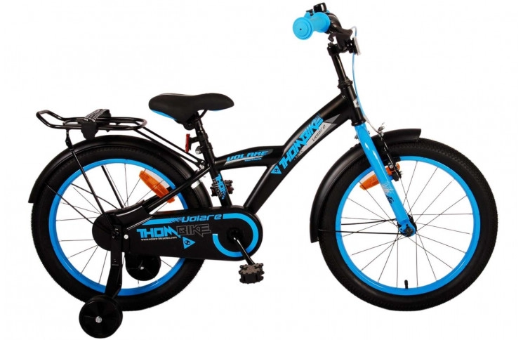 Volare Thombike Kinderfiets 18"/24 cm/Zwart-Blauw/21790