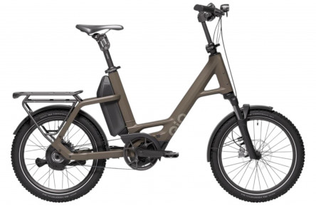QiO Elektrische compactfiets "Compact CXNINEx" (#1) unisex, 20", dark olive matt, 3X3 NINE, 48 cm /02652175