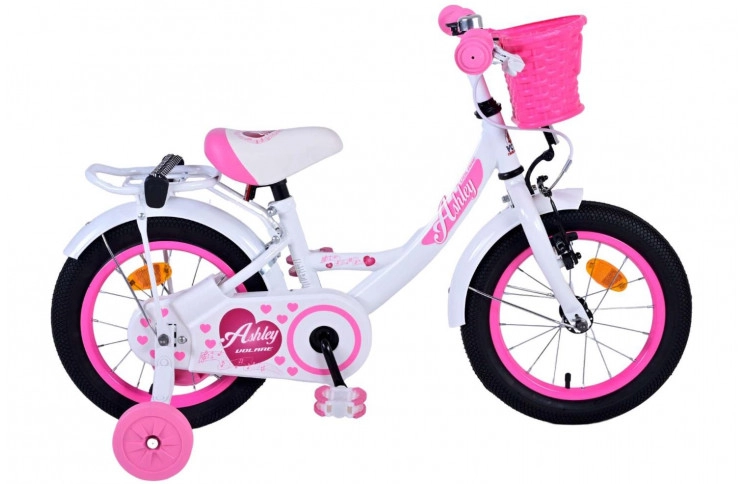 Volare Ashley Kinderfiets 14"/23 cm/Wit/31430