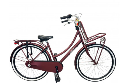 Damesfiets Popal Daily Dutch Basic N3 28"/47/Eiken rood/S040147009M,28-47