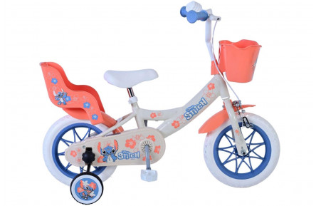 Disney Stitch Kids Bike 12"/18 cm/Cream Coral Blue/21135-DR