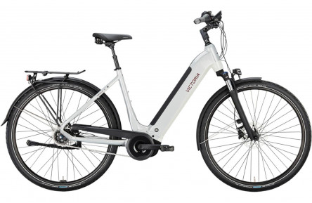 VICTORIA Electric trekking bike TRESALO 15 №1 28"/56cm-L/5/airstream silver/02920100