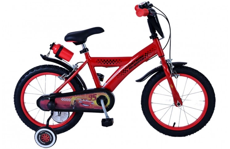 Disney Cars Kinderfiets 16"/29 cm/Rood-Zwart/21740-DR