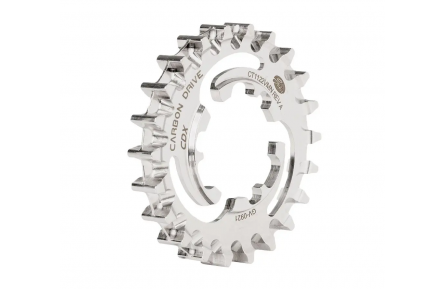 Achtertandwiel Gates Carbon Drive CDX Enviolo RVS 24T Silver