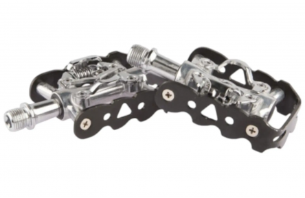 TECORA E PEDALEN ATB SPD ALL-ROUND ZWART/ZILVER