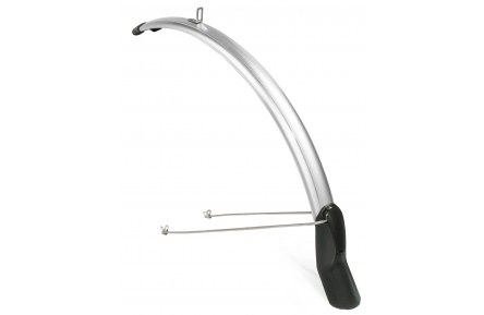 Voorspatbord Eurofender Snello 28" x 46 mm - smoke / titanium