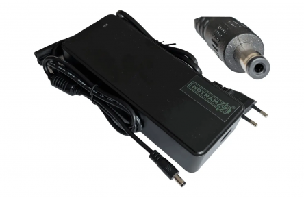 Fietsacculader 54,6 volt / 2 A output voor 48 volts accu’s (5,5 mm x 2,1 mm)