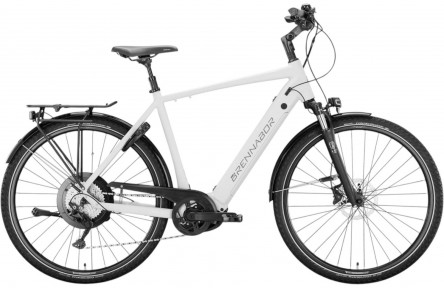 BRENNABOR Elektrische trekkingfiets T-66e 28"/52cm-M/10/telegrijs mat - sterk koel grijs mat/02502862