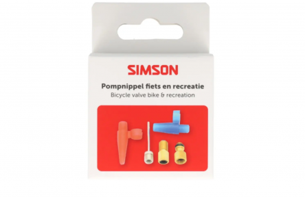 SIMSON S020509 OPPOMPNIPPELS LUCHTBED & BAL 5-DELIG OP KAART 