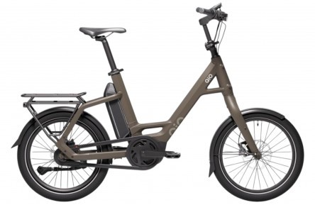 QiO Elektrische compactfiets "Compact AP-8" (#1) unisex, 20", dark olive matt, 8-speed SHIMANO "Nexus" terugtraprem, 48 cm /02652215