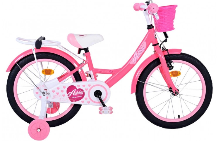 Volare Ashley Kinderfiets 18"/25 cm/Roze-Rood/31834