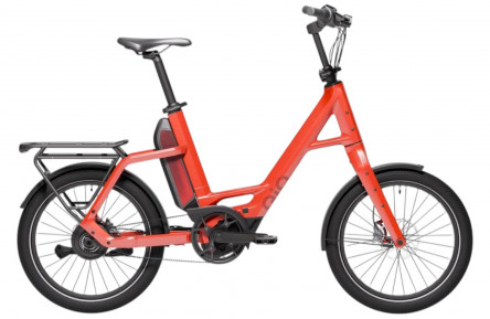 QiO Elektrische compactfiets "Compact PE" (#1) unisex, 20", imola red, Enviolo TR, 48 cm /02652127