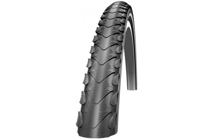 Buitenband Schwalbe Silento K-Guard 28 x 1.60" / 42-622mm - zwart met reflectie