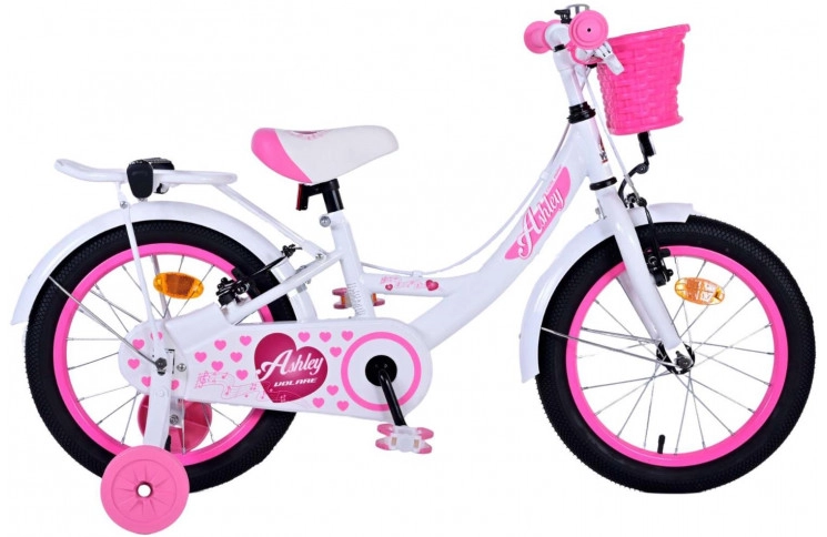 Volare Ashley Kinderfiets 16"/24 cm/Wit/31631