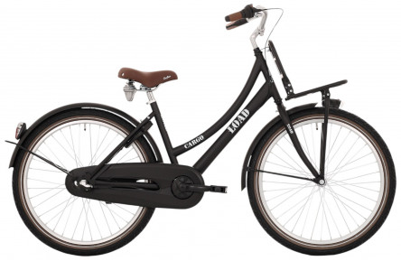 BFN meisjesfiets Load 26" 3v remnaaf mat zwart, FK0062
