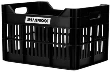 Recycled Bike Crate Urban Proof Click 30 Liters - Black