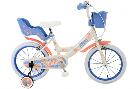 Disney Stitch Kids Bike 16"/29 cm/Cream Coral Blue/21717-DR