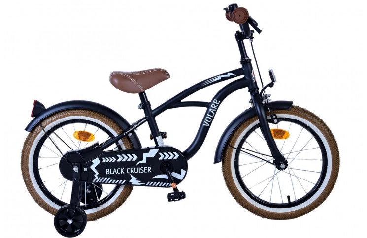 Volare Black Cruiser Children's Bicycle 16"/25 cm/Black/21602-SACB